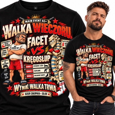 KOSZULKA DZIEŃ CHŁOPAKA WALKA WIECZORU